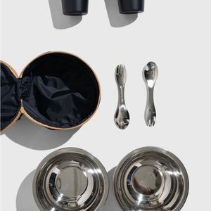United by blue The meal kit sienna; camping or traveling utensils